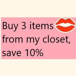 Buy 3 items, save 10%